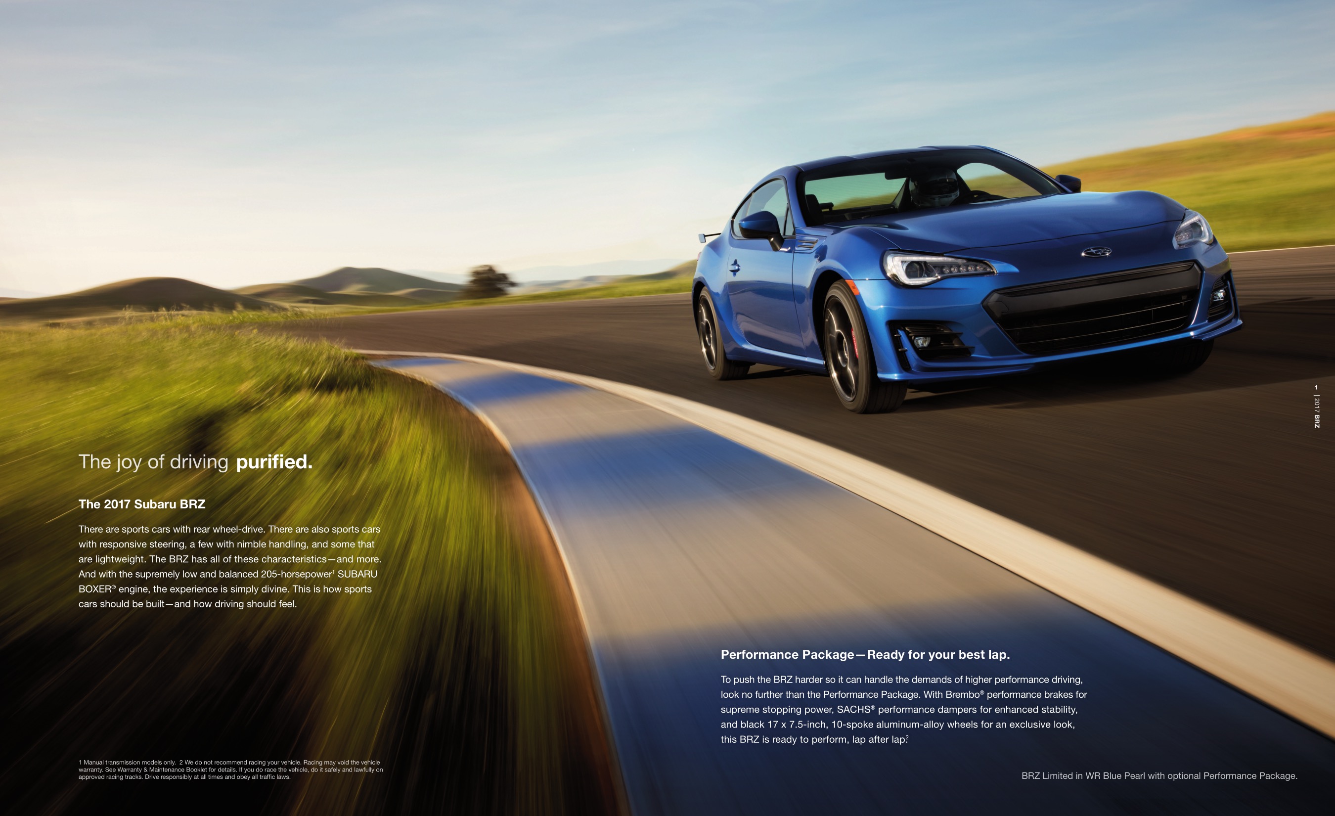 2017 Subaru BRZ Brochure Page 9